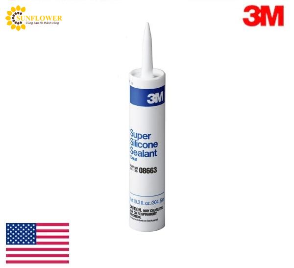 Keo 3M Clear Super Silicone Seal 08663