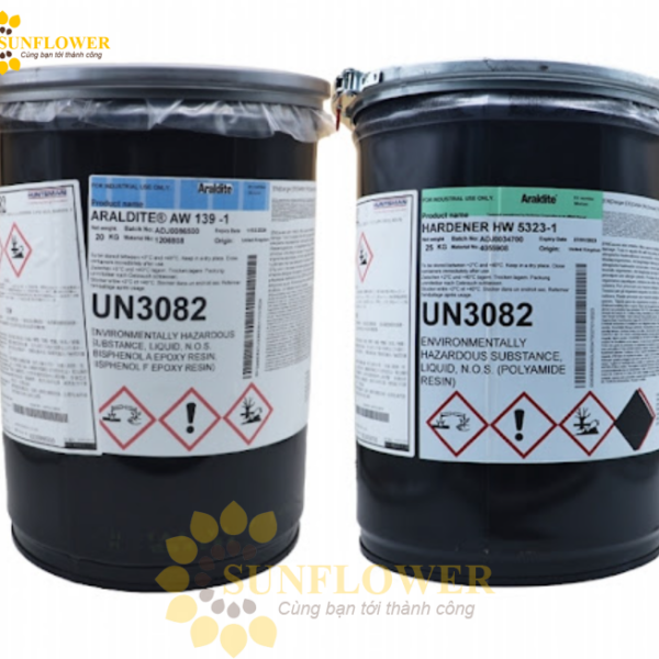 Keo Epoxy hai thành phần Araldite AW 139-1 / Hardener HW 5323Keo Epoxy hai thành phần Araldite AW 139-1 / Hardener HW 5323