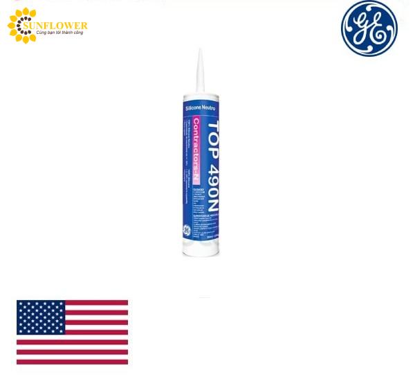 Keo GE Silicone Neutro Top 490n Contractors-n