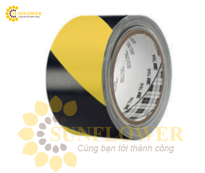 Băng keo 1 mặt 3M 766 dán nền cảnh báo