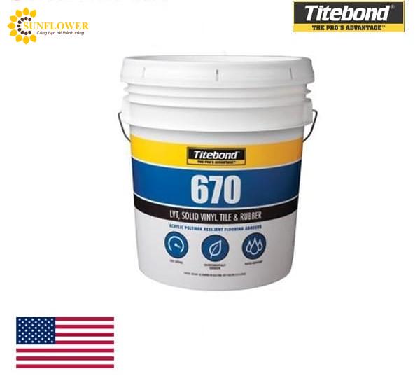 Keo Titebond 670 Resilient Flooring