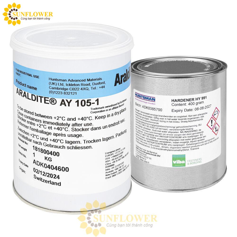 ARALDITE-AY-105-1-Harderner-HY-991.jpg Keo Epoxy hai thành phần Araldite AY 105-1 with Hardener HY 953 F