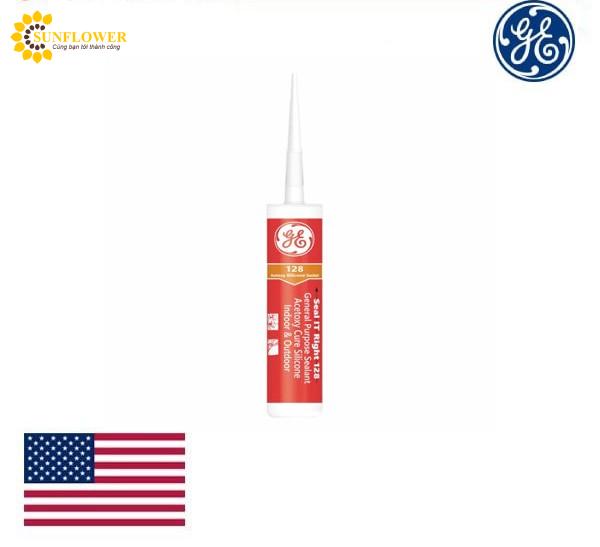 Keo GE 128 Acetoxy Silicone Sealant