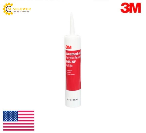 Keo 3M Weatherban Acrylic Sealant 606-NF