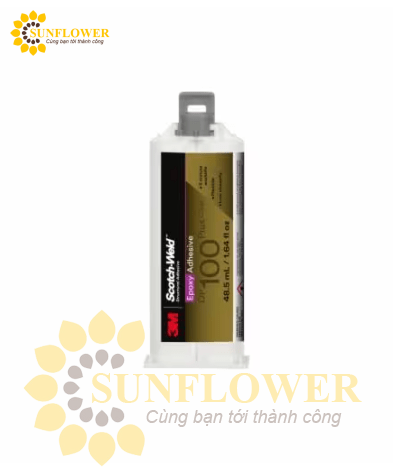 KEO CƯỜNG LỰC CAO EPOXY 3M SCOTCH-WELD DP100PLUS, TRONG SUỐT, 48.5 ML/TUÝP