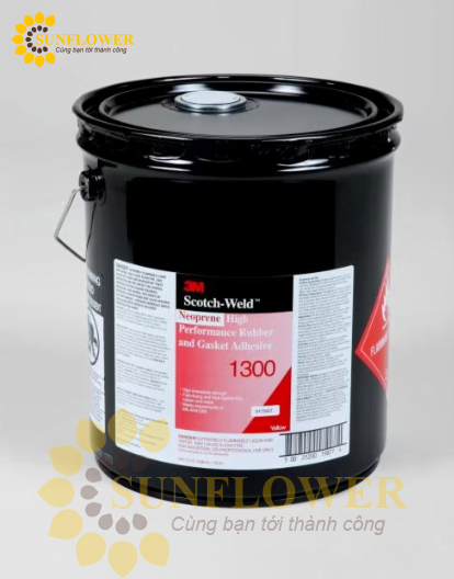 KEO DÁN DÙNG CHO VÒNG ĐỆM VÀ CAO SU TÍNH NĂNG VƯỢT TRỘI NEOPRENE 3M 1300, MÀU VÀNG