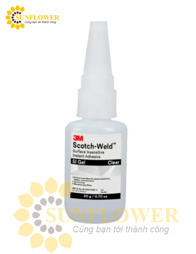 Keo 3M Scotch-Weld SI Gel, Màu Trong