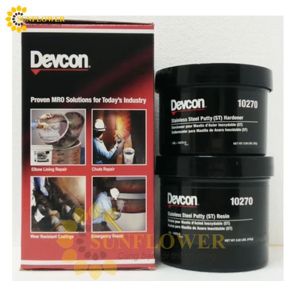 Keo Devcon 10270 Stainless Steel Putty (ST)Mô tả Keo Devcon 10270 Stainless Steel Putty (ST)