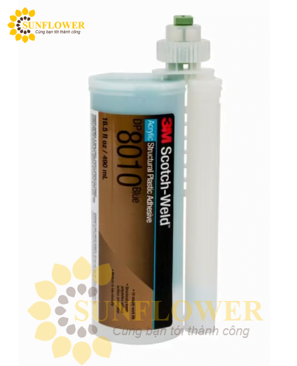 Keo Hai Thành Phần Structural Plastic Adhesive 3M Scotch-Weld DP8010, Xanh Dương