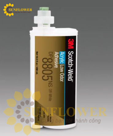 Keo acrylic 3M Scotch-Weld 8805NS Green, 490 mL