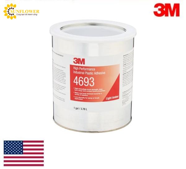 Keo 3M High Performance Industrial Plastic Adhesive 4693