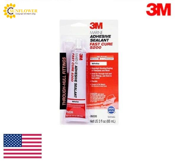 Keo 3M Marine Adhesive Sealant Fast Cure 5200 PN 05220