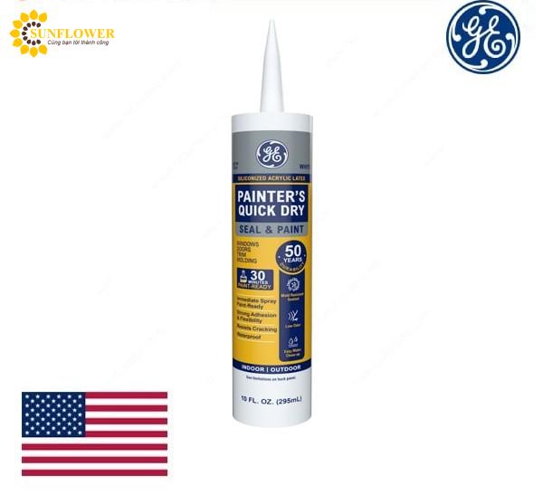 Keo GE Painters Quick Dry Siliconized Acrylic Latex Caulk