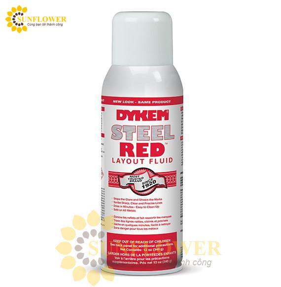 Dykem STEEL RED Layout Fluid 80096 – Chất đánh dấu bề mặt thép