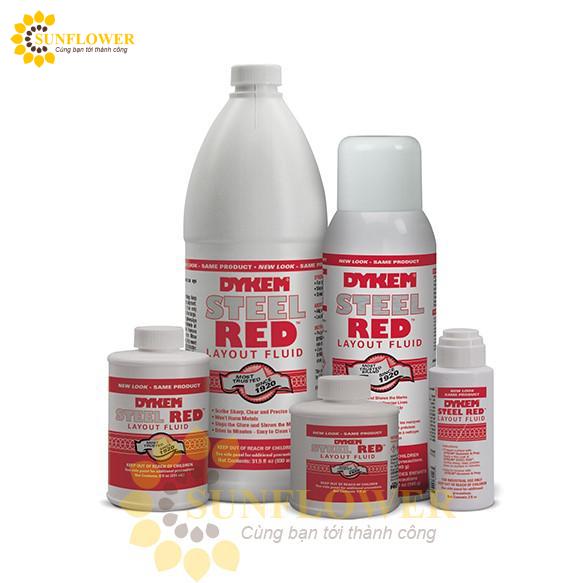 Dykem STEEL RED Layout Fluid 80696 – Chất đánh dấu bề mặt thép