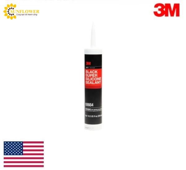 Keo 3M Black Super Silicone Seal 08664