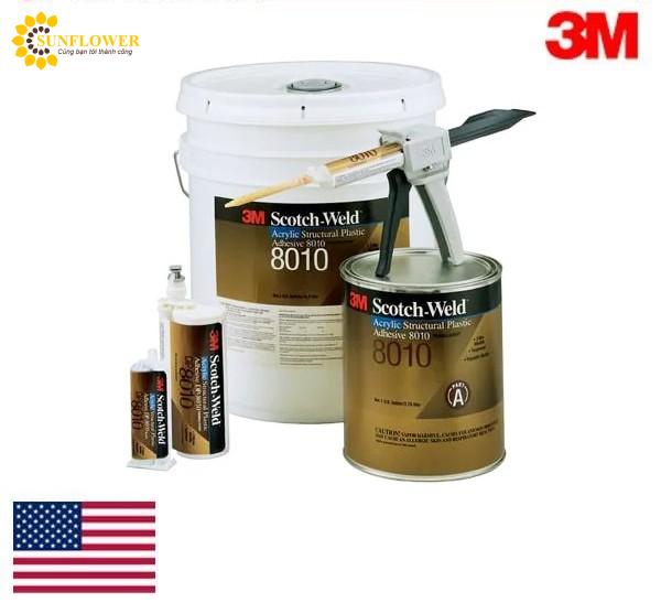 Keo 3M Scotch-Weld Structural Plastic Adhesive DP8010 Blue