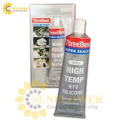 Keo tạo gioăng màu xám RTV Silicone Threebond Super Sealer No1